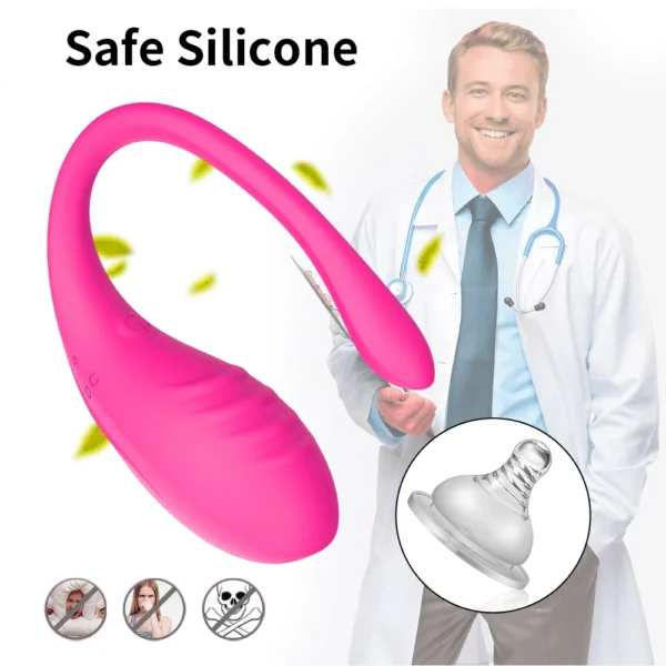 APP Controlled Vaginal Vibrators G Spot 9 Speed Anal Vibrating Egg Massager Wearable Stimulator Adult Sex Toys for Women Couples - Image 5