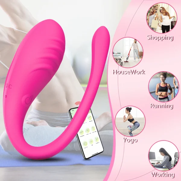 APP Controlled Vaginal Vibrators G Spot 9 Speed Anal Vibrating Egg Massager Wearable Stimulator Adult Sex Toys for Women Couples - Image 3