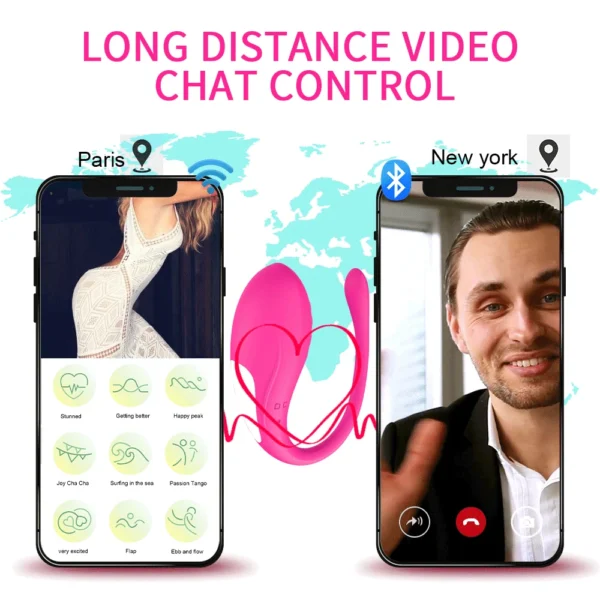 APP Controlled Vaginal Vibrators G Spot 9 Speed Anal Vibrating Egg Massager Wearable Stimulator Adult Sex Toys for Women Couples - Image 6